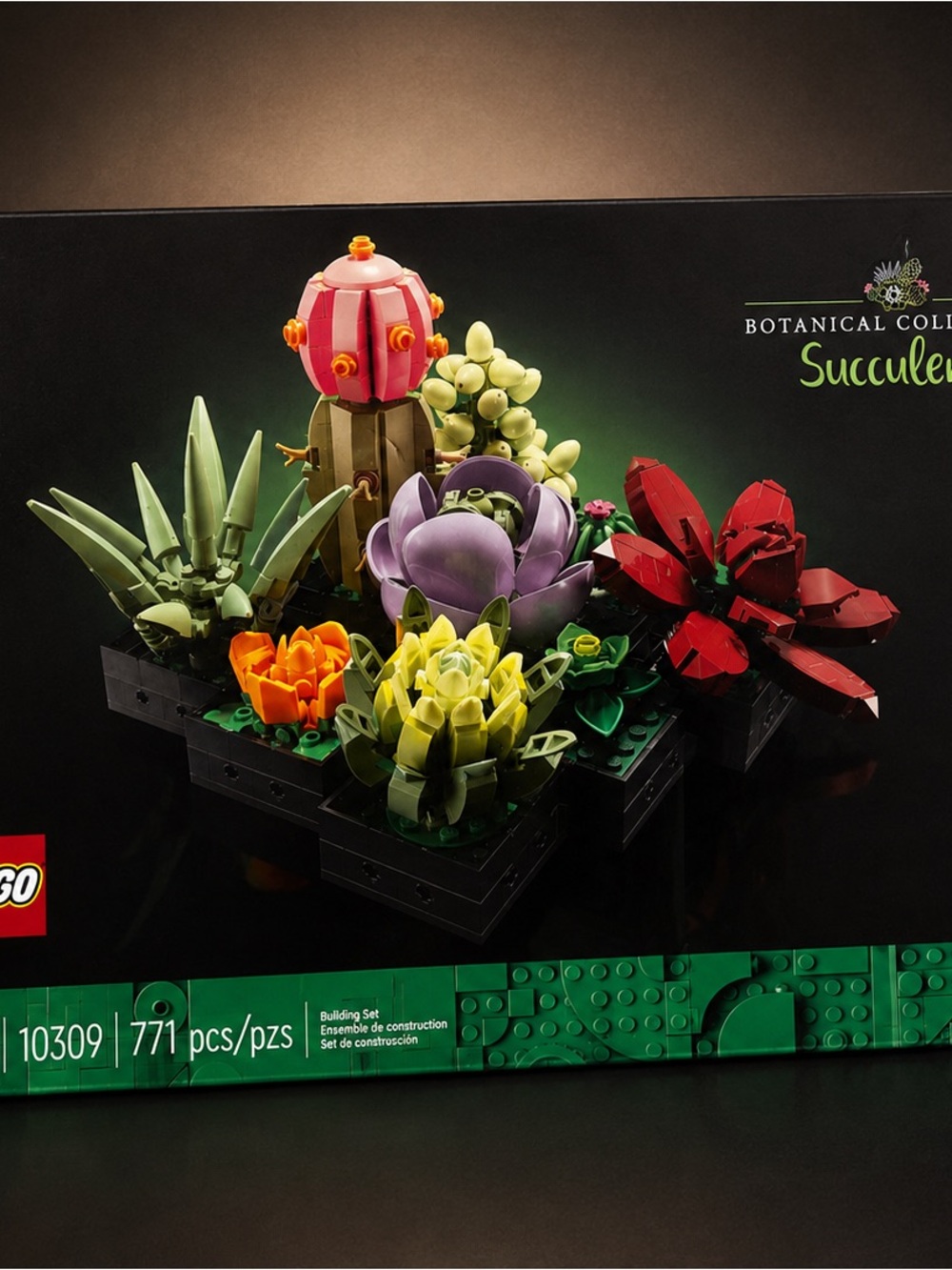 LEGO Botanical Collection Succulents Decorative Set - Multi-Color